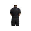 Adidas Рубашка поло с коротким рукавом в горошек, мужская, черная HT6838
