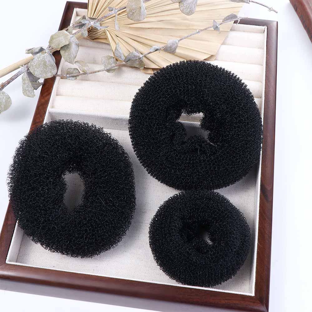 Girls Female Hairstyle Tools Bird's Nest Bun Maker Korean Style Ponytail Holder Women Hair Ring
