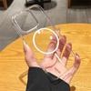 Ultra-thin Transparent PC for IPhone17ProMax Fine Circle Magnetic Phone Case for Apple 16 Premium Protective Case