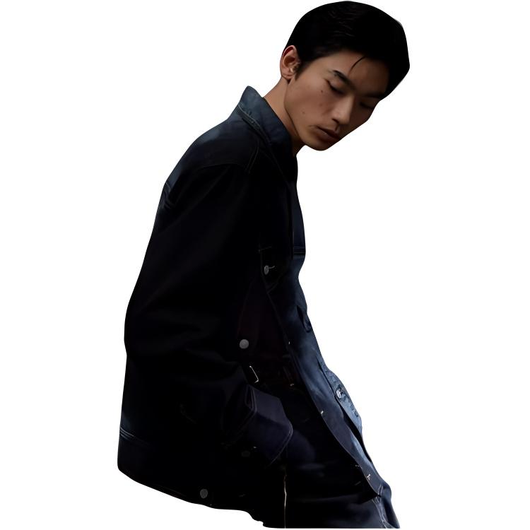 Levis X Pioneer Series Повседневная удобная джинсовая куртка унисекс Куртка черная серая A1050-0000