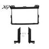 Car Stereo Mounting Panel 9 Inch Radio Dash Kit for Toyota 2009 Prado 120, Installation Double Din Trim Fascia with Brackets Screws, Center