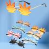 Rimless Maple Leaf Shape Metal Sunglasses For Women Party Decorative Sun Glasses Men Unique Street Catwalk Prom Eyewear