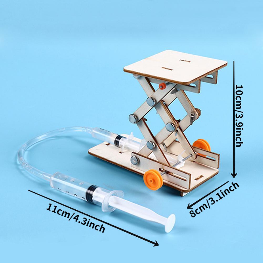 1Pc DIY Science Toys Educational Scientific Experiment Kit Hydraulic Lift Table Model Physics School Project