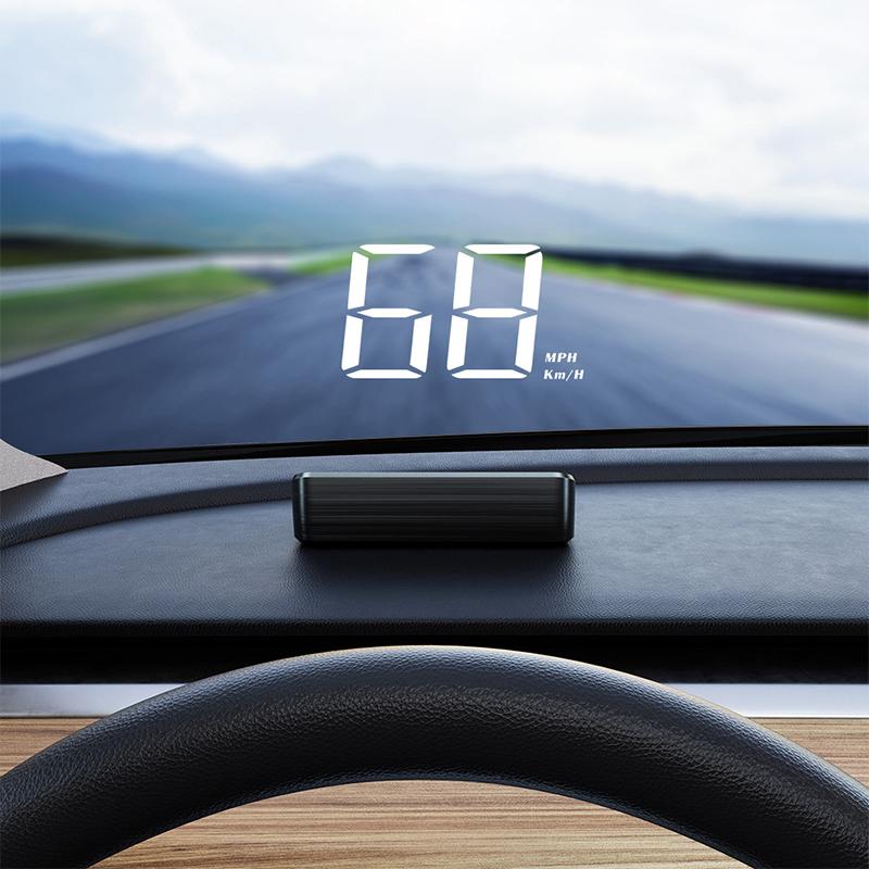Автомобильный спидометр км/ч HUD GPS Head Up Display Цифровой измеритель скорости Проектор на лобовое стекло для транспортных средств Автомобильная электроника Аксессуары