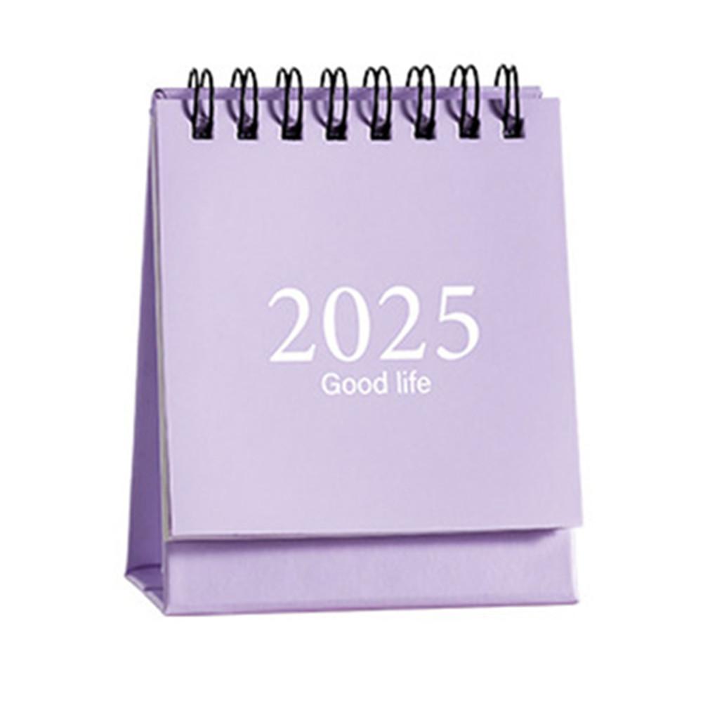 Мини-календарь на 2024-2025 годы, перекидной настольный календарь с июля 2024 года по декабрь 2025 года, настольный календарь с наклейками