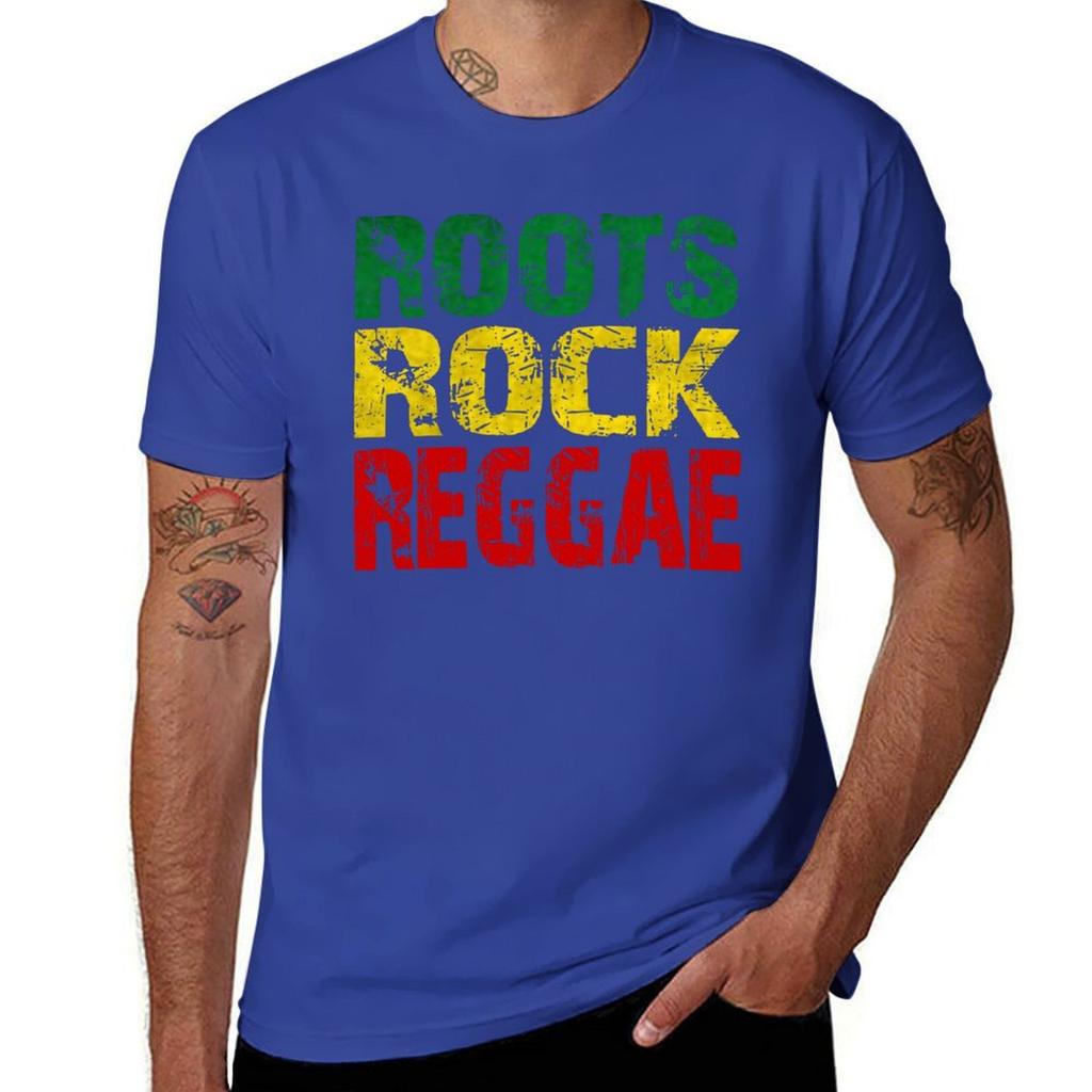 Футболка ROOTS ROCK REGGAE винтажные милые топы на заказ мужская одежда