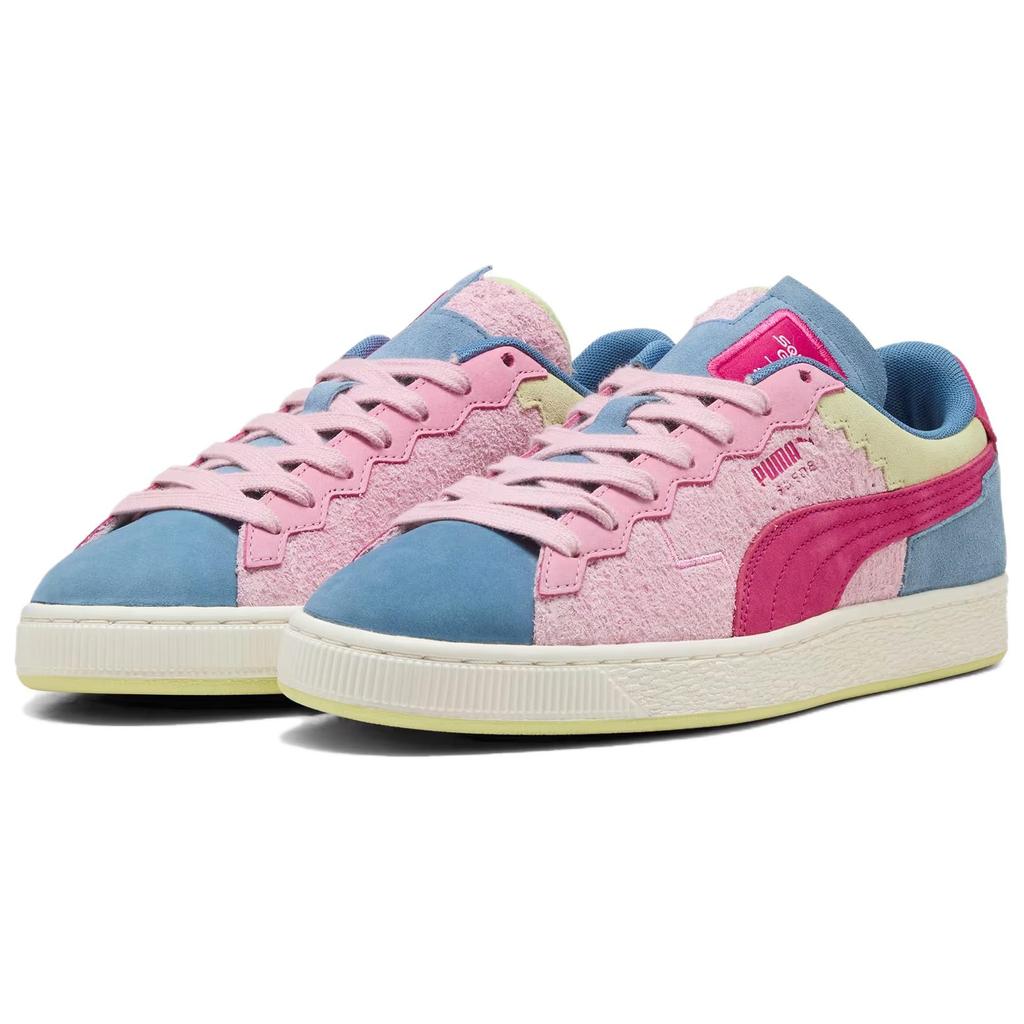 Игра в кальмара x Puma Suede M.C. Кроссовки унисекс с принтом литографии Эшера розово-голубые-горизонт орхидея-тень 399428-01