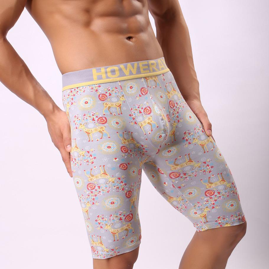 Распроданный: Рождественский олень Красочные мужские боксеры