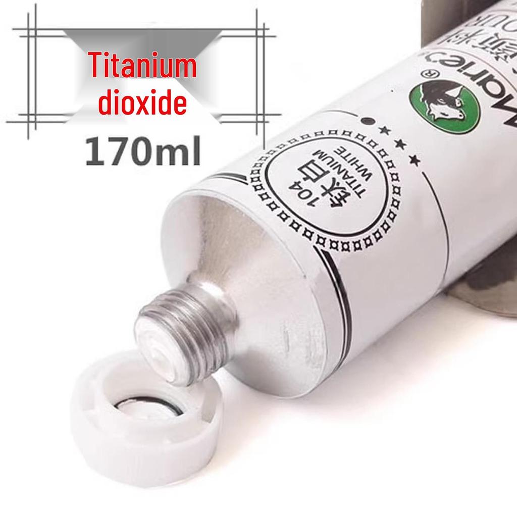 Цинковые титановые белила масляные 106 для художественной живописи на холсте