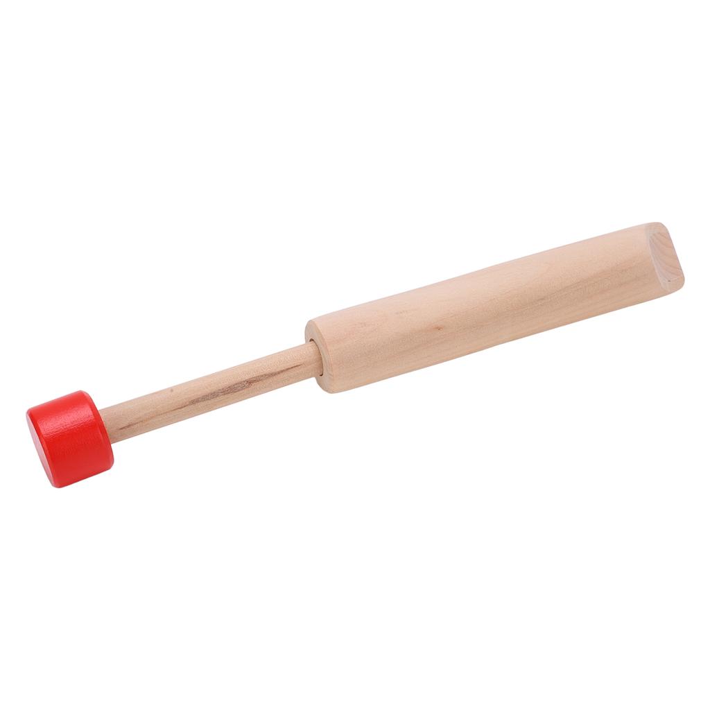 Деревянная свистулька-слайд Пуш-пул Изменение голоса Флейта Развивающий инструмент Игрушка для детей Красная ручка