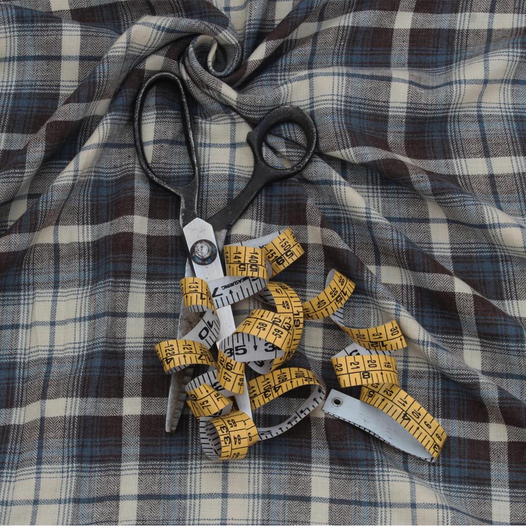 Bigreams Мужская непрошитая хлопковая клетчатая рубашка бежево-коричневого цвета длиной 1,5 метра, однотонная легкая костюмная ткань цвета хаки для брюк длиной 1,25 метра