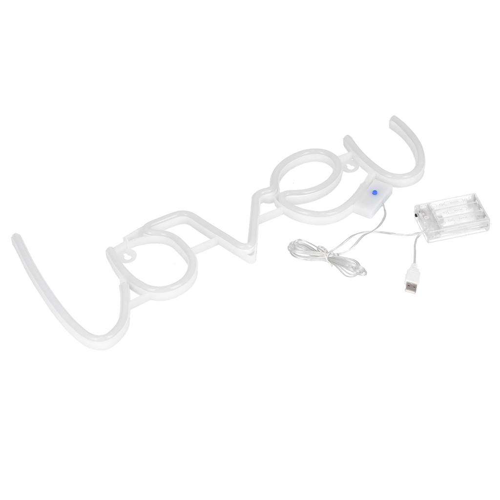LOVEU Neon Light LED Красочные неоновые вывески для украшения дома, предлагающие праздничное украшение