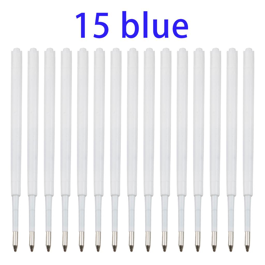 10-20pcs 0.7MM Ballpoint Pen Plastic G2 Refills Blue/Black Ink for Pens Writting Parts Office Stationery