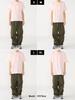 Beams Printed Short Sleeve T-Shirt (Web Exclusive) Logo T-Shirt, 2025 Spring/Summer, Men's, Pink, XL, 11081326591