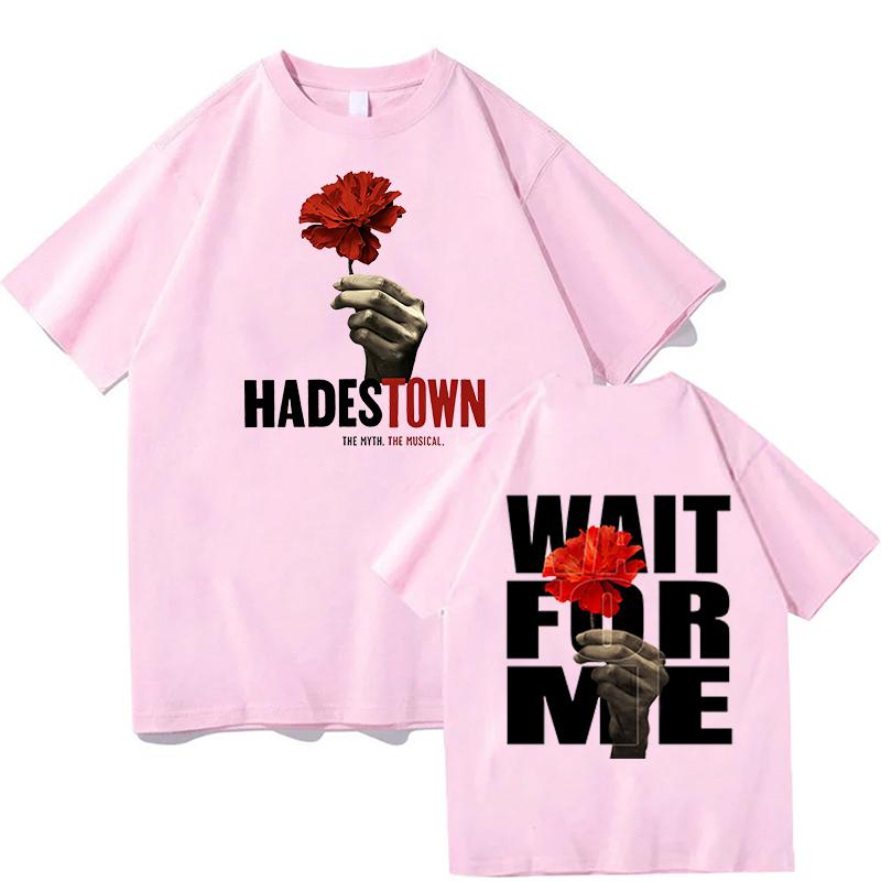 Hadestown The Musicalr Tour 2026 TShirts Short Sleeve Unisex Album Clothing Fan Merch For Summer Pure Cotton Fashion Streetwear