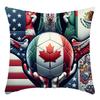 Принтованные мультяшные наволочки Чемпионата мира из США, Канады и Мексики, красочные футбольные офисные наволочки и чехлы для подушек для домашнего использования