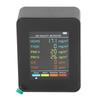 Монитор качества воздуха Портативный ЖК-экран с подсветкой CO2 TVOC HCHO PM2.5 Детектор PM10 с сигнализацией