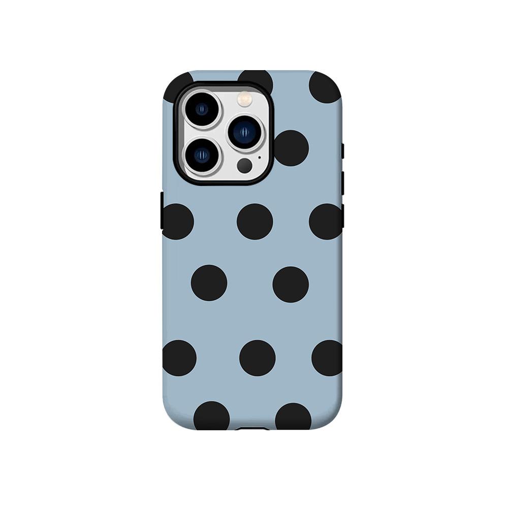 Роскошный цветной чехол Clmj в точку для iPhone 17 16 15 14 13 12 11 Air Pro Max Plus Роскошная двухслойная задняя крышка