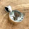 Natural Green Amethyst Pendant 925 Sterling Silver Pendant Handmade Pendant