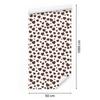 Heart Wallpaper White, Light Gray and Orange 50x1000