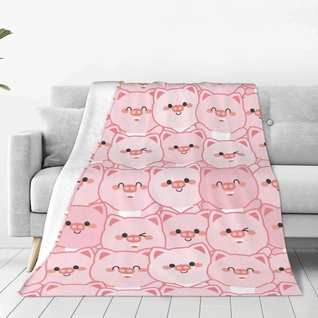 White Tiger Throw Thin Blanket Animals Printed Lightweight for Couch Home Decor Gift for Lion Tiger Elk Bears Dogs Cats Lovers
