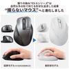 ELECOM Wireless Small 5 AskDoctors EX-G Mouse, 2.4GHz, Quiet, Size, Buttons, Certified, Antibacterial, White, M-XGS30DBSKWH