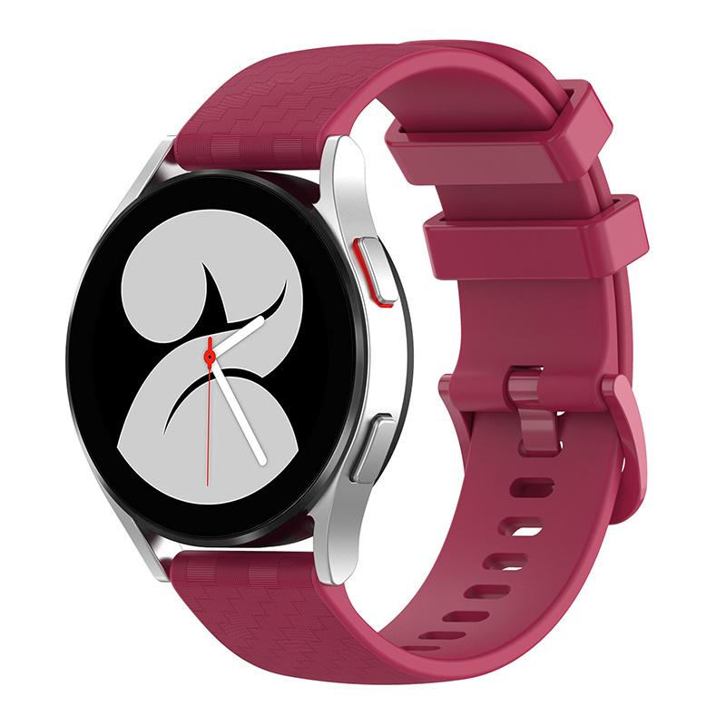 For Garmin Samsung Polar Huami Huawei 20mm Carbon Fiber Silicone Watch Band Replacement Wrist Strap