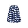 Uniqlo Женская клетчатая юбка X MARNI формы «баллон» (Азия) Синий женский стритвир 451462-67