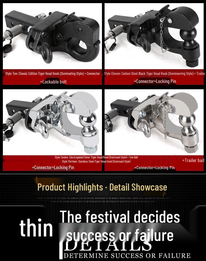 Совместимый буксировочный крюк для Mercedes GLS350, GL450, GLE400 - Улучшенное сцепное устройство