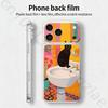 Черный Кот Арт БИЛЕТ Наклейка Skin Wrap для iPhone 17 Pro/Pro max Защитная Пленка для Задней Панели, Рамки, Камеры