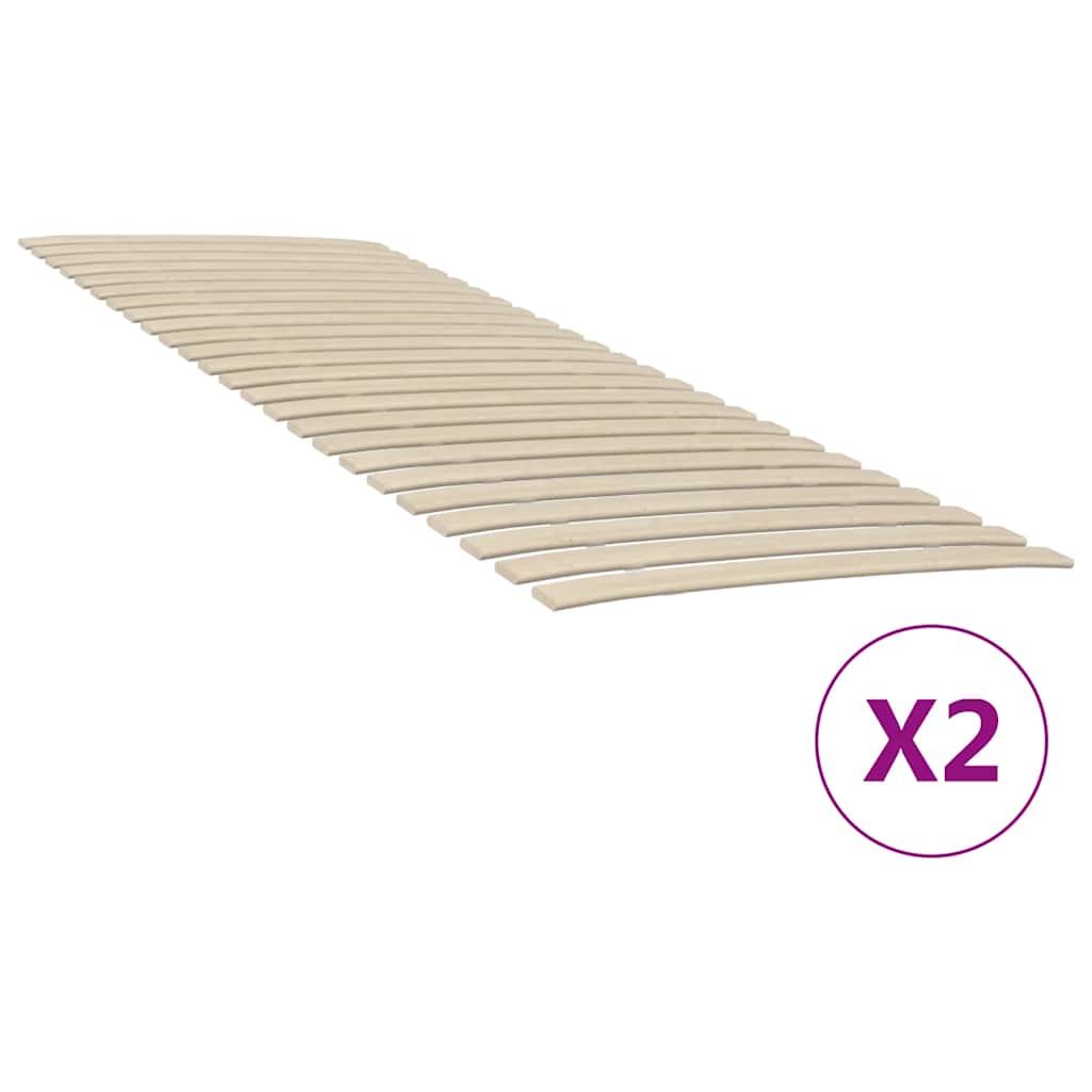 Vidaxl Stelaże Do Łóżka, 48 Listew, 2 Szt., 80X200 Cm