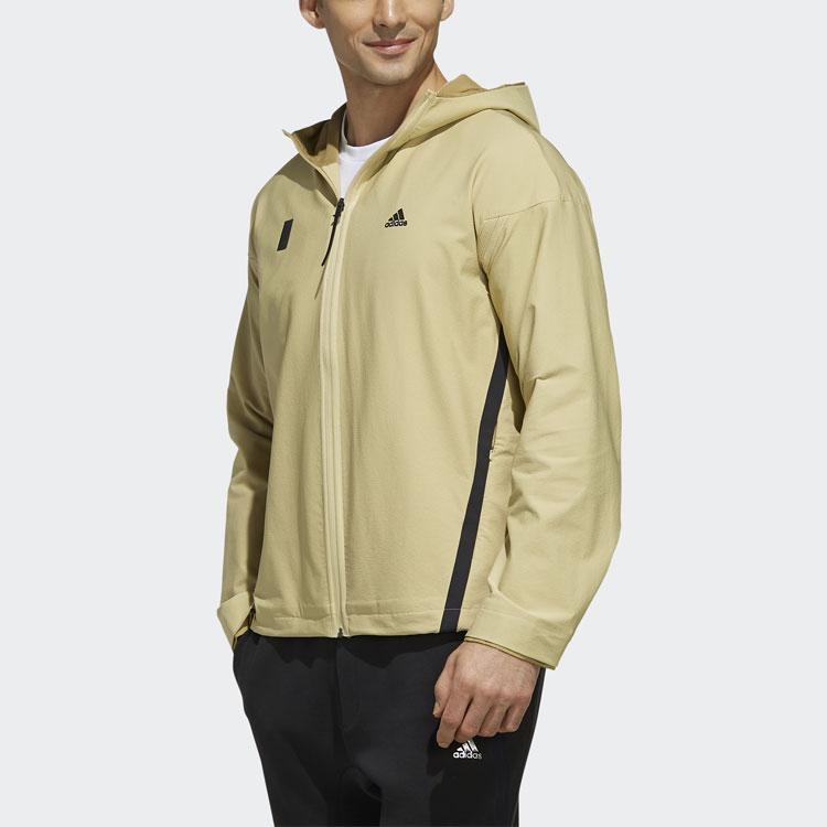 Adidas На открытом воздухе ветрозащитная спортивная куртка с капюшоном Мужская верхняя одежда Sandstorm FJ0201