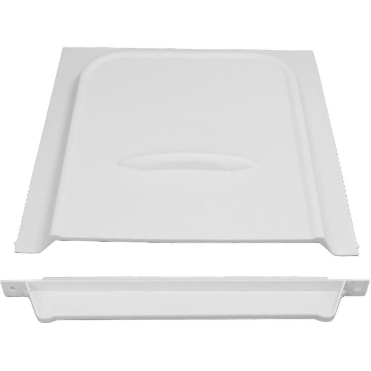 Acouto 12in White RV Screen Door Slider Panel - Replacement for Motor Home and Trailers