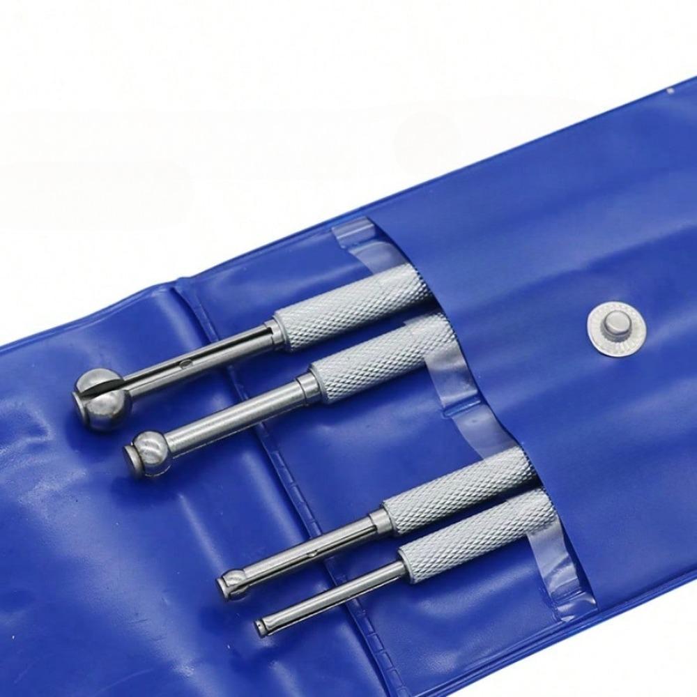 4 SMALL HOLE GAUGE Telescoping Gauges SET FULL BALL TYPE GAUGE 0.125 - 0.5" 4pcs Full-Ball Small Bore Hole Precision Gage
