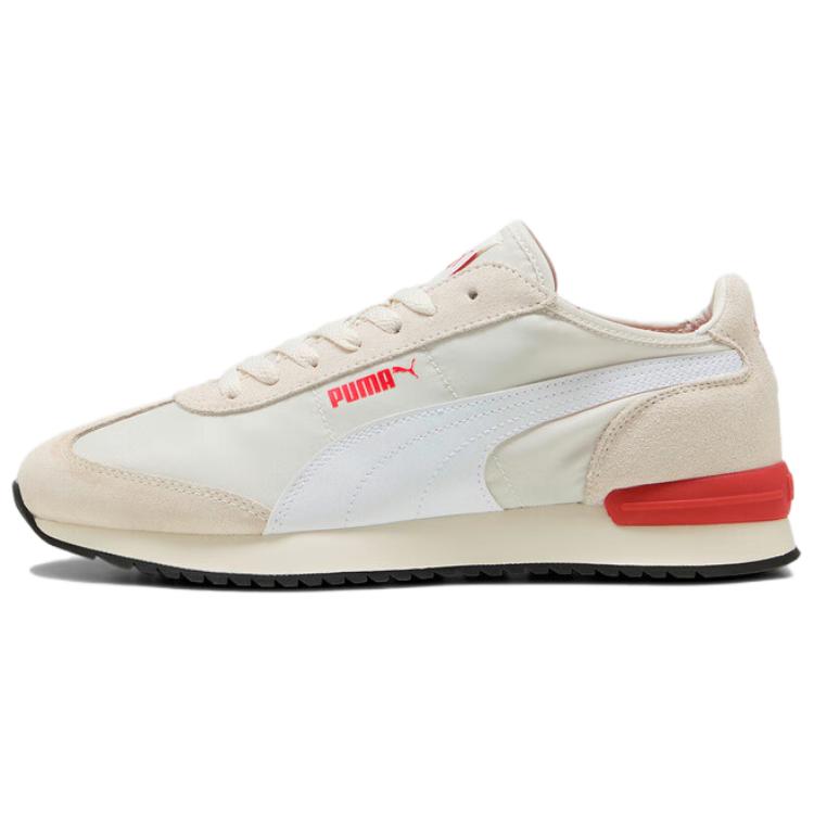 Puma R78 Wind Nylon Versatile Comfortable Durable Low-Top Lifestyle Casual Shoes Unisex Sneaker Gray White 400694-01