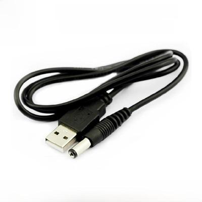 Кабель питания USB на DC 5.5x2.1 для светодиодов, вентилятора, роутера, электродрели, зарядка 2А