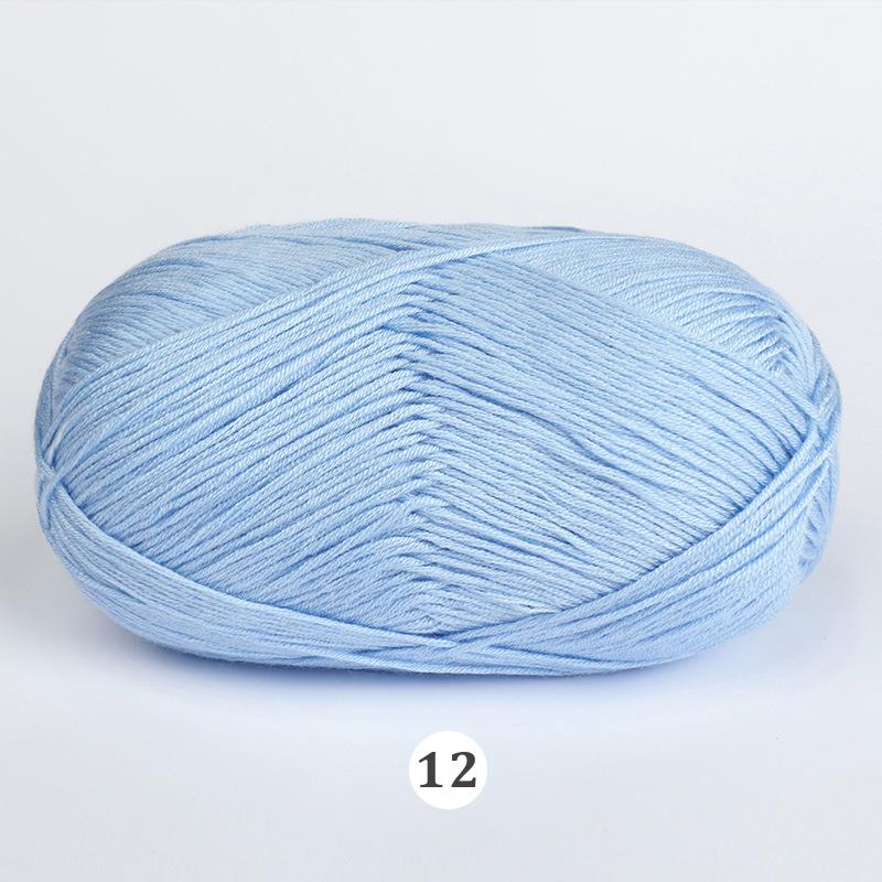 50g/Ball DIY Crochet Yarn Hand Woven Yarn Knitted Fabric Natural Bamboo Cotton Baby High Quality