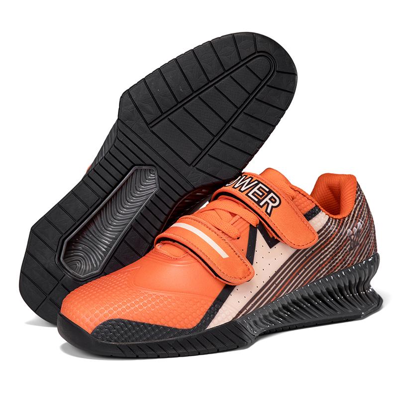 Men Durable Weightlifting Shoes Big Size Red Green Man Heavy Lifts Squats Powerlifting Sneakers Big Size