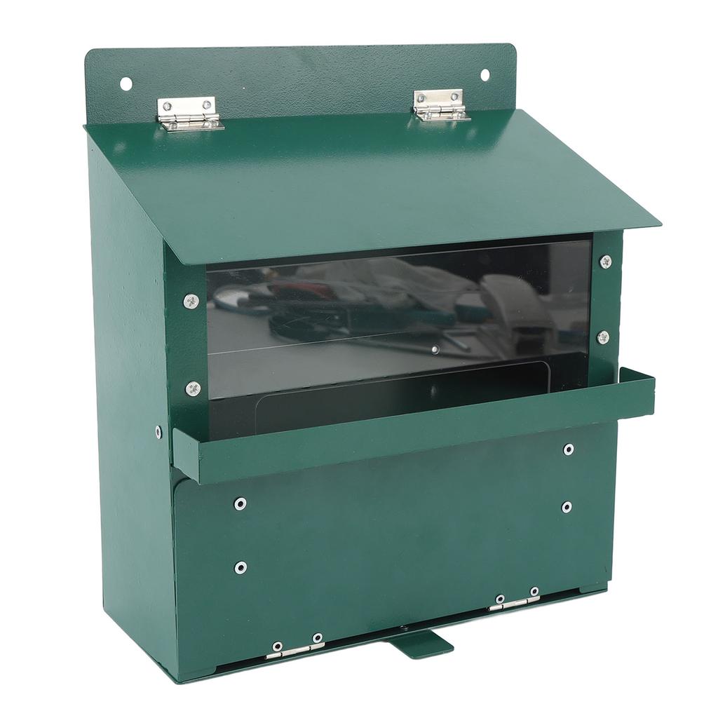 Металлическая кормушка для белок с прозрачной акриловой пластиной, стол для пикника для питомцев, собранный кормовой ящик для уличного сада