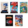 Sonic the Hedgehog Square Can Badge Collection 5 Pieces BOX