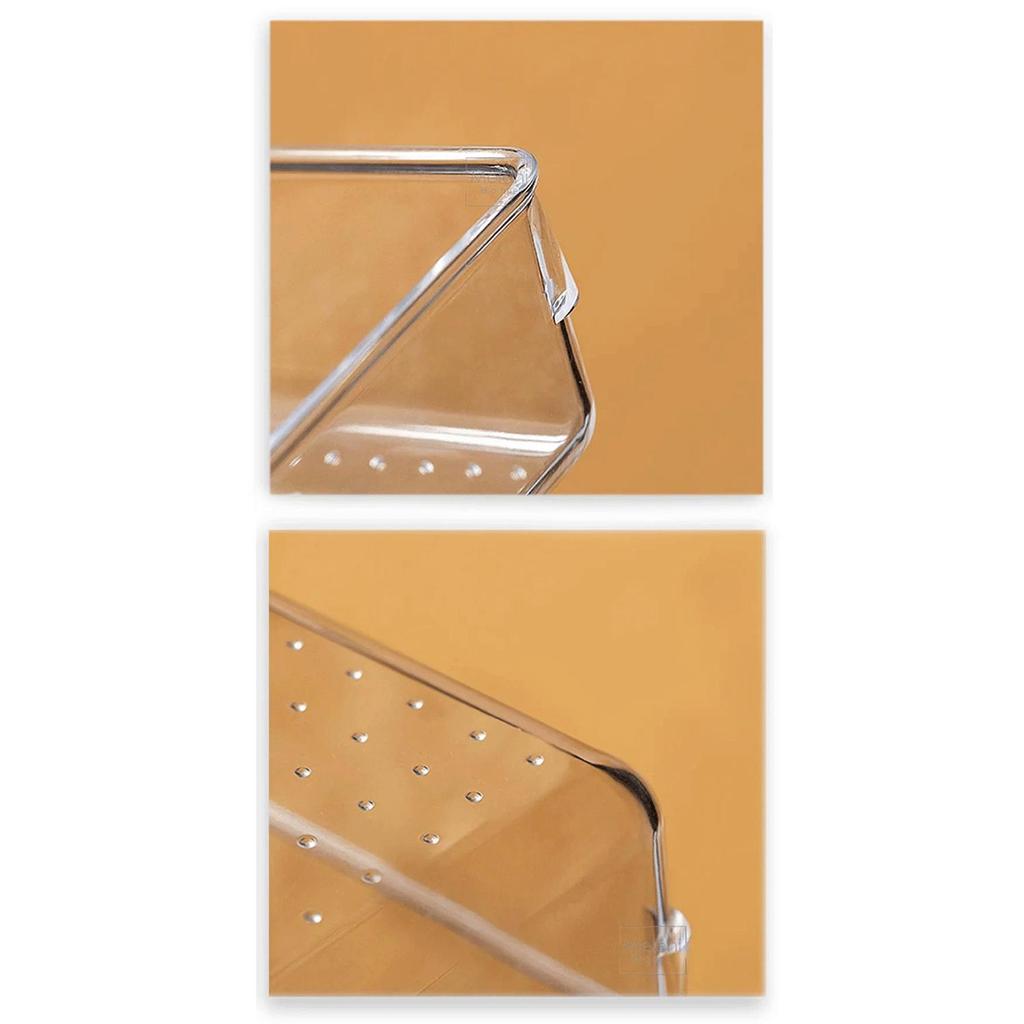 Органайзер для макияжа для ювелирных изделий из 12 предметов - набор органайзеров для ящиков, прозрачный