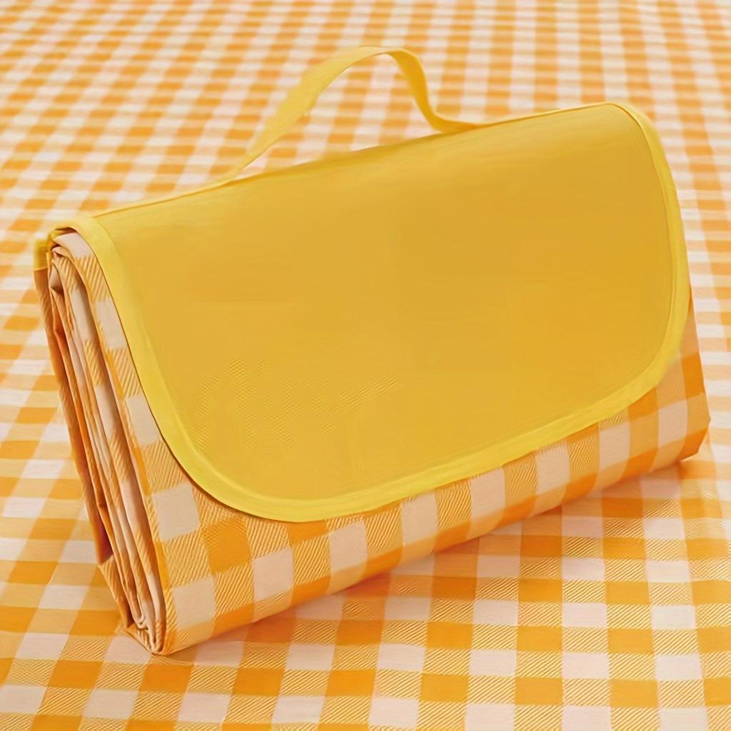 Очень большой водонепроницаемый коврик для пикника - песчанонепроницаемое, переносное уличное одеяло для пляжа, барбекю, парка и семейного отдыха - прочная полиэстеровая подкладка