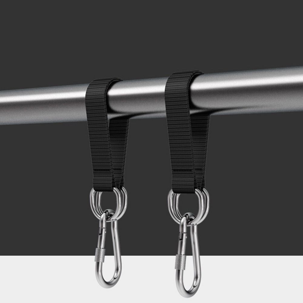 Однослойные ремни для подвешивания качелей на дереве, дакрон, сверхпрочные, с крюком и кольцом, удлинительный ремень для одной перекладины, гамак