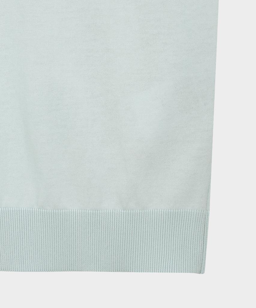 BROOKS BROTHERS Cotton Polo Short Sleeve Sweater (Mint) (Bbwtmog202)
