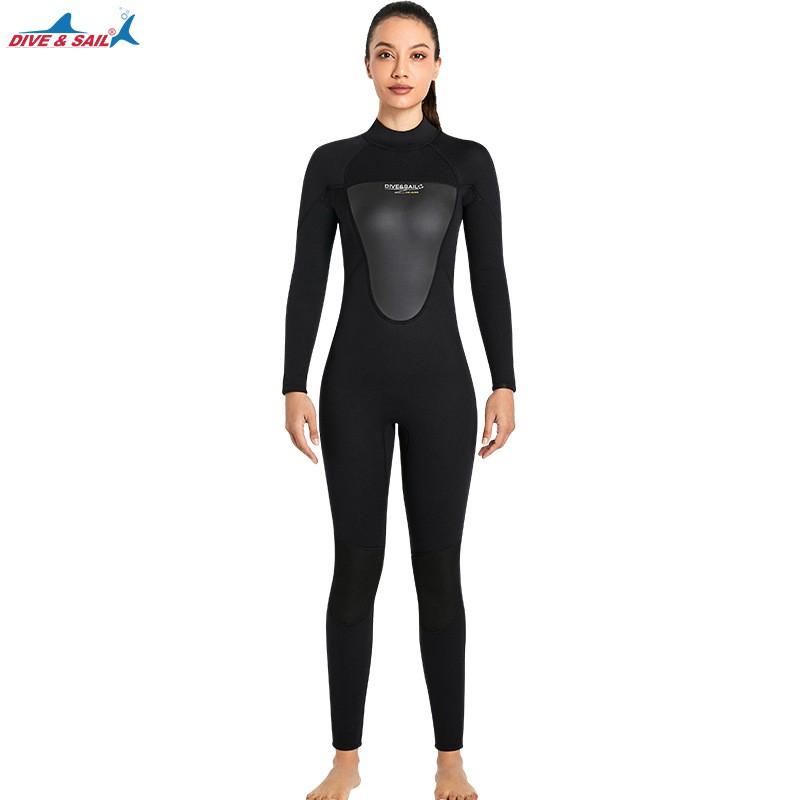 3mm Full Wetsuit Men Women - Chloroprene Neoprene Diving Suit Snorkeling Swimming Cold Water Immersion