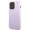 Guess Guhcp13Lpsasbpu Iphone 13 Pro / 136,1 Fioletowy/Purple Saffiano Hot Stamp & Metal Logo