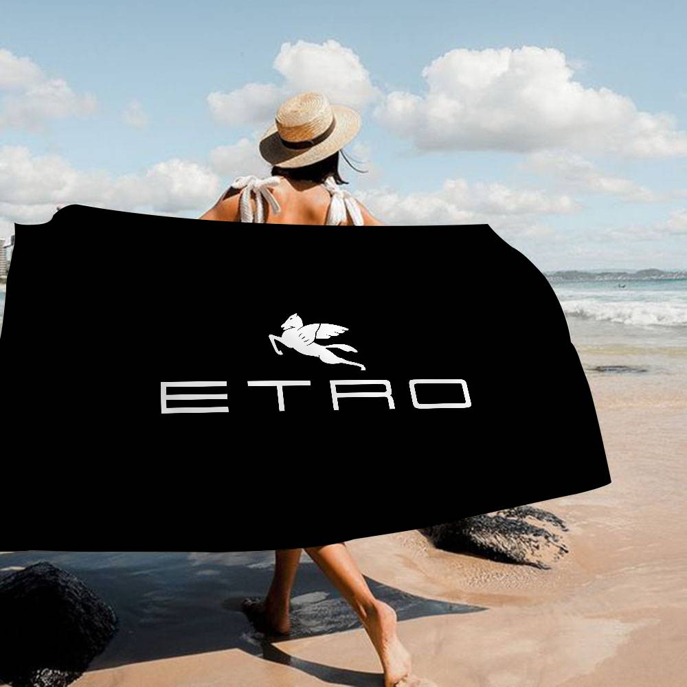 Бренд E-Etro Модная микрофибровая одеяло Быстросохнущие пляжные полотенца Большой размер Печать Супервпитывающее полотенце-одеяло для бассейна