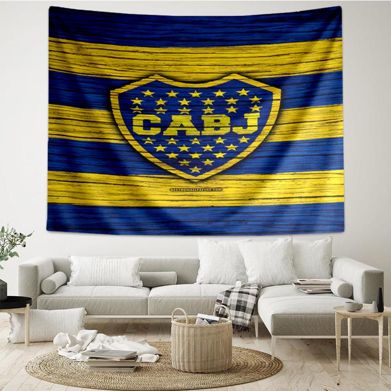 1PC Boca Football Club Printed Tapestry Room Decoration Wall Hanging for Living Room Bedroom, dormitory, Birthday and Christmas gifts