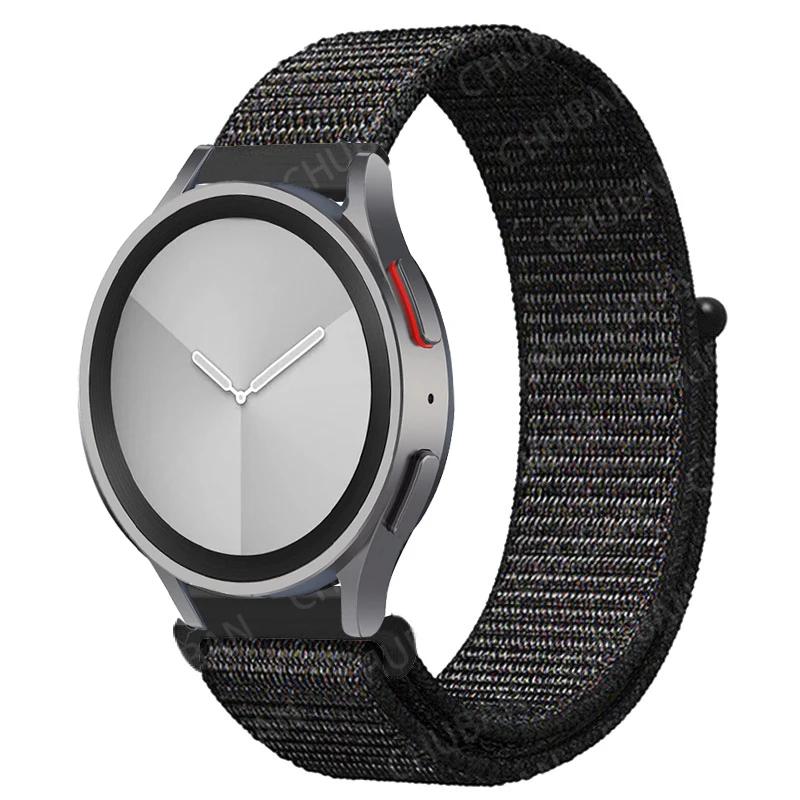 Nylon Loop Band For Samsung Galaxy Watch 6/5/pro/4/Classic/active 2 43-47-44mm 20mm/22mm Sport Bracelet Huawei Gt 4/2/e/3 Strap