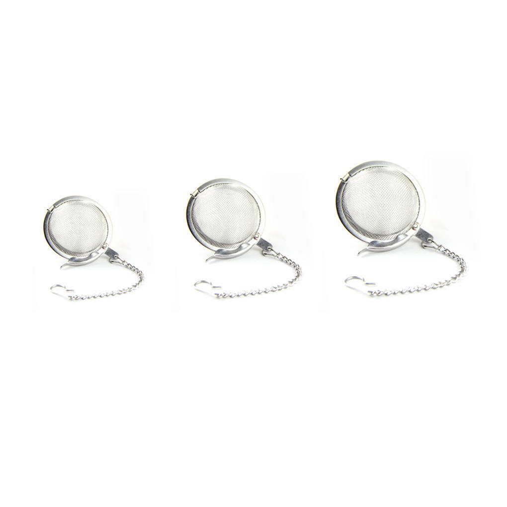 Stainless Steel Tea Ball Strainer Mesh Infuser Filter